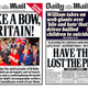 Image for article titled British tabloid covers loved Brexit in 2016—here’s what the covers look like today